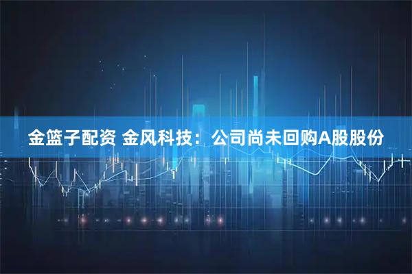 金篮子配资 金风科技：公司尚未回购A股股份