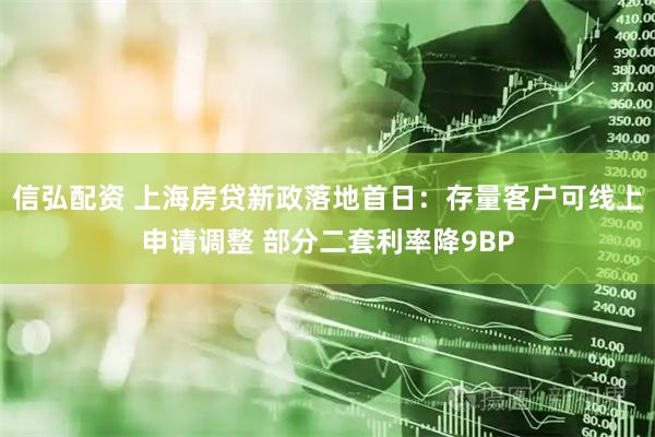 信弘配资 上海房贷新政落地首日：存量客户可线上申请调整 部分二套利率降9BP